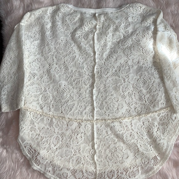 Free People Lacey boho off white top - Picture 5 of 6